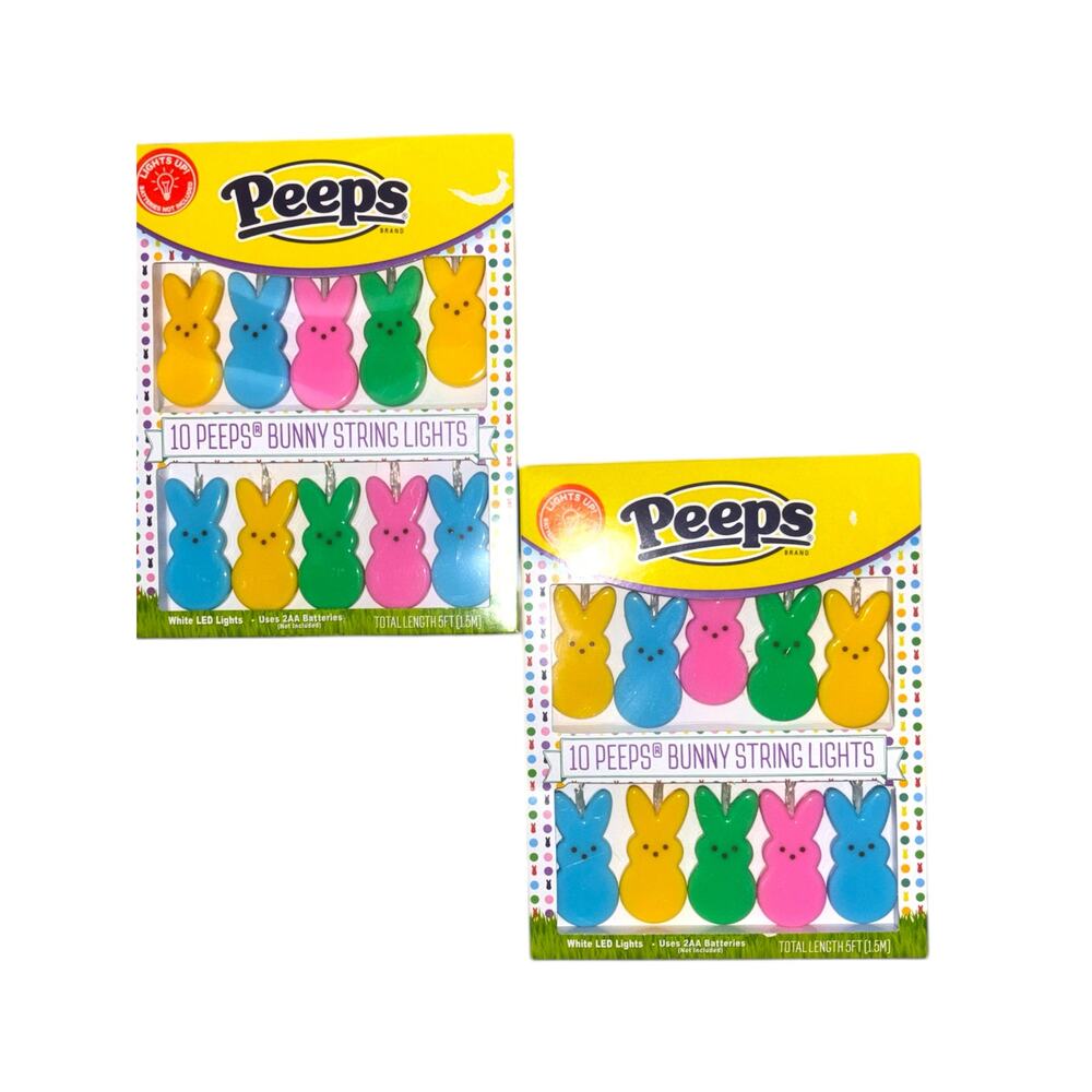 New easter PEEP string lights